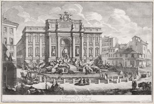 Rome, Trevi Fountain by Carlo Antonini